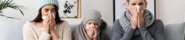 exame painel viral respiratorio em familia com sintomas de gripe