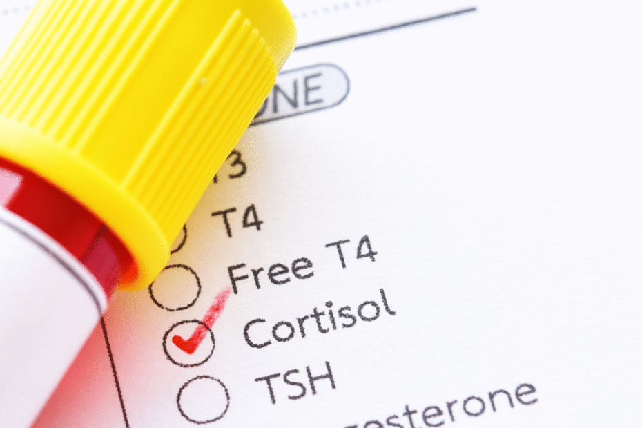 pedido médico para o exame de cortisol