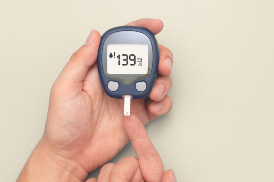 homem com glicemia alta