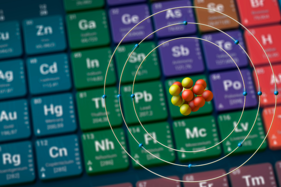 Representação do átomo de magnésio usado na avaliação do magnésio eritrocitário