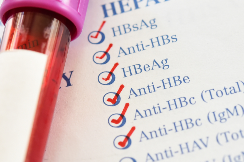 lista de exames para hepatite b